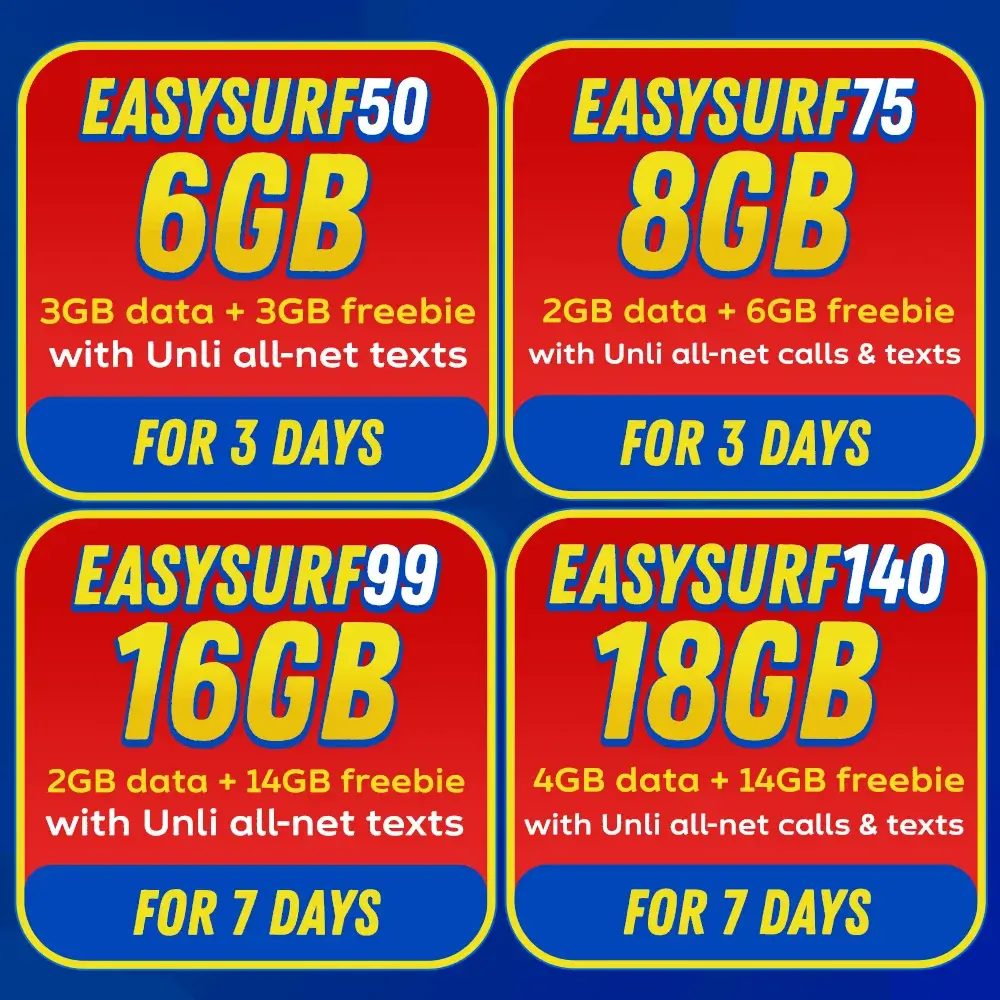 TM Sim All Easysurf Promos