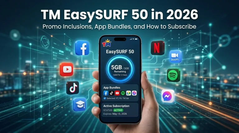 TM EasySURF 50 in 2026: Promo Inclusions, App Bundles, and How to Subscribe